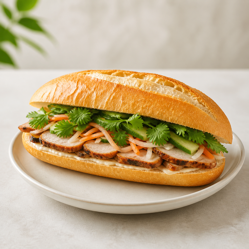 A bánh mì sandwich.