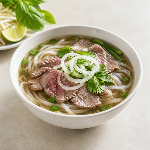 A bowl of phở.