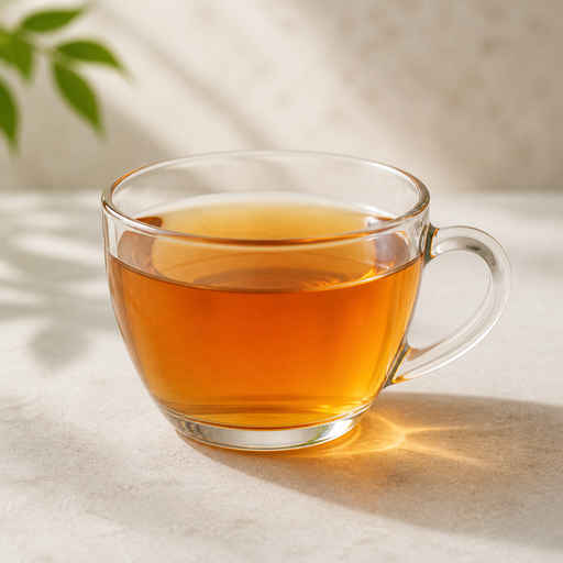 A glass of tea.